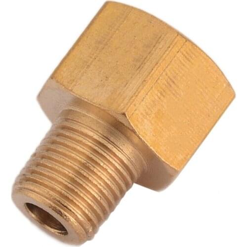 Brass BSP-NPT Adapter 1/8" Male BSPT To 1/4" Female NPT Brass Pipe Fitting Tool Brass BSP-NPT Adapter Plumbing Fittings Adapters