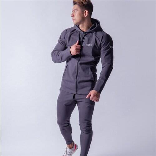 Men NEW sporting suits mens fashion Leisure tracksuit men training fitness Brand Sportwear Suit Hoodies Tracksuit Set