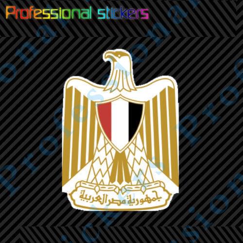 Egyptian Coat of Arms Sticker Decal Self Adhesive Vinyl Egypt Flag EGY EG Stickers Motorcycle waterproof car Window Decal
