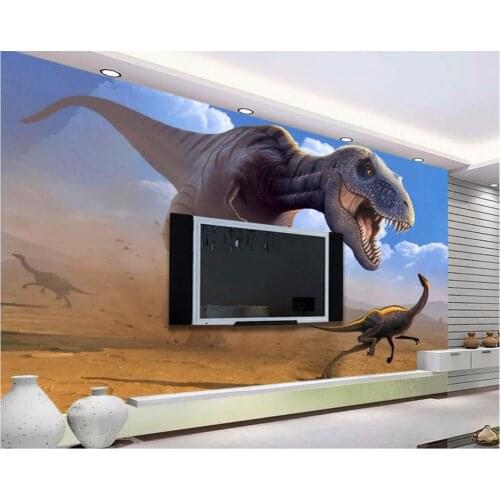 Custom mural 3d room wallpaper Ancient times huge dinosaur wall papers home decor 3d wall murals wallpaper for walls 3 d
