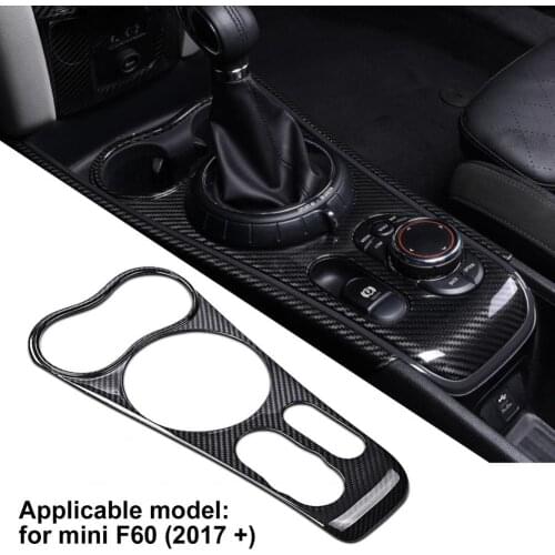 Panel Cover Compact Heat-resistant Carbon Fiber Interior Center Console Panel Sticker for MINI F60 Accessories