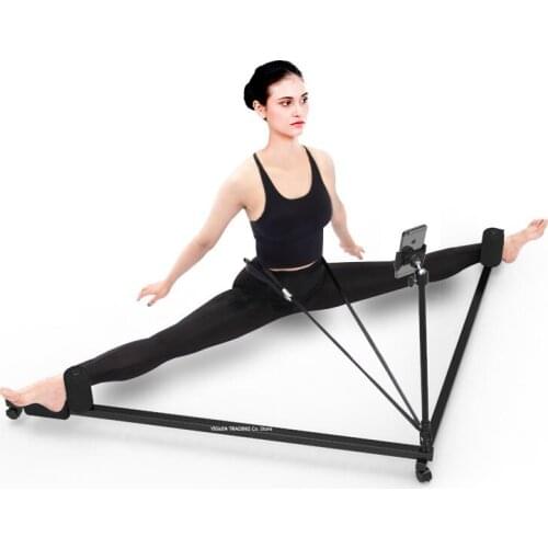 Leg-Split Stretching Machine Stretch Equipment Flexibility for Ballet, Yoga, Martial Arts, Dance Leg-Stretcher with Phone Holder