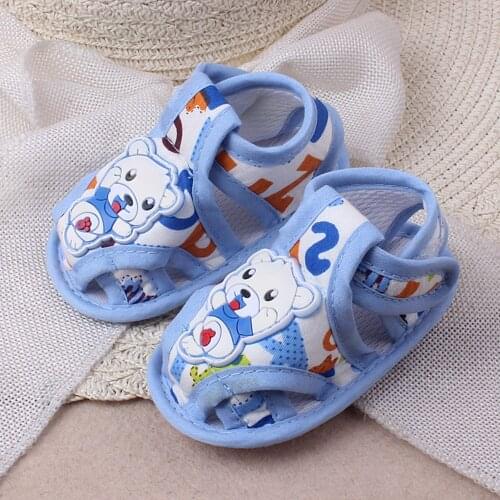 Sandals Baby Girl Boy Soft Sole Cartoon Anti-slip Casual Shoes Toddler Sandals Running Shoes Tenis Infantil Menino Туфли