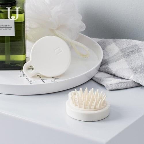 Jordanjudy Shampoo Brush Adult Massage Beauty Comb Scalp Silicone Round Antipruritic Artifact Brush Head Care Comb Scalp Clean