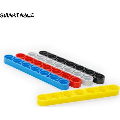 Smartable Technic Liftarm 1x7 Thin Building Block Parts Toys For Kid Educational Creative Compatible 32065 MOC 40pcs/lot