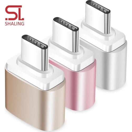 USB converter USB3.1 male to female TYPE-C metal plug OTG converter micro usb converter