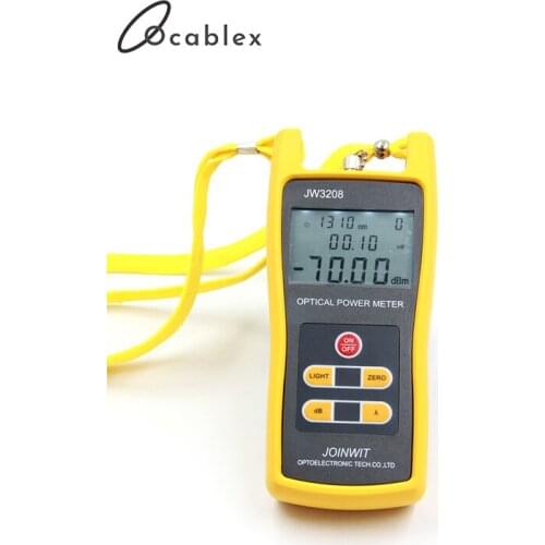 JoinWit JW3208C Fiber Optic Power Meter -50~+26dBm with FC SC ST Connector For Television and Video Surveliance