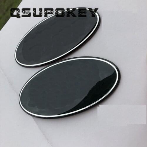 Tailgate/Grille/Fender/Door Oval 104*53mm 3D Logo Emblem Decal For Land Range Rover