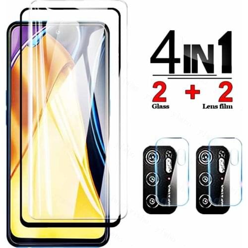 Tempered Glass For Xiaomi Poco M3 Pro Screen Protector Glass Poco M3 Pro 5G Camera lens pocophone poko pocco m 3 Pro m3pro Glass