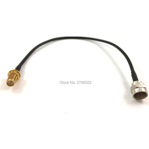 10pcs F to Sma Connector F male to Sma Female Extension Cable RG174 20cm For 4G Router