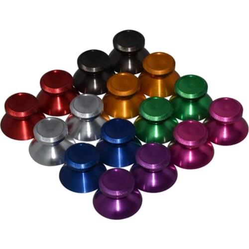 10pcs Universal 3D joystick Cap Aluminum Alloy Metallic Metal Analogue Analog Joystick Stick For PS4 for XboxOne Controller