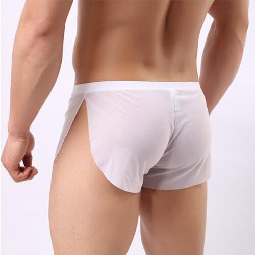 3pcs High-end Mens Underwear Mesh Aruo Boxer Breathable Mens Sexy Low-rise Super Sexy Boxer Briefs Sexy Lingerie