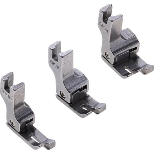 3 Packs Compensating Presser Foot High Shank Industrial Sewing Machine Part for