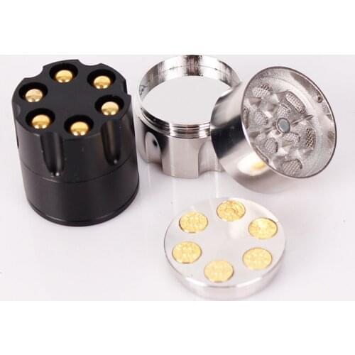 31*29mm Tobacco Grinder Latest 3 Layers Bullet shape metal material Smoking Herb Grinders Tobacco Pipe cigarette Accessories