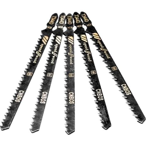 5Pcs 152mm T344D Super-long Saw Blades Clean Cutting Wood PVC Fibreboard Plastic Plywood Reciprocating HCS T-shank Power Tool