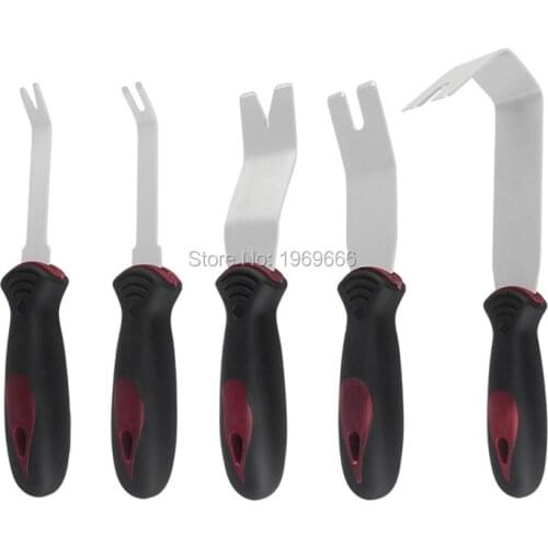 Metal Pry Tool Set Car Interior Modification Disassembly Tool Auto Panel Door Trim Upholstery Clip Removal Installer Kit HM-598S