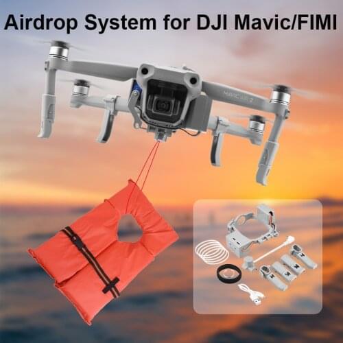 Airdrop System for DJI Mavic Air 2/2S/Mini 2/Mavic 2 Pro Drone Fishing Bait Gift Rescue Remote Thrower for FIMI X8 SE Accessory