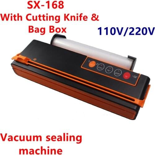 New Mini Automatic SX-168 Vacuum Sealer Packaging Machine For Home Kitchen Food Intelligent Vacuum Sealer Packaging Machine