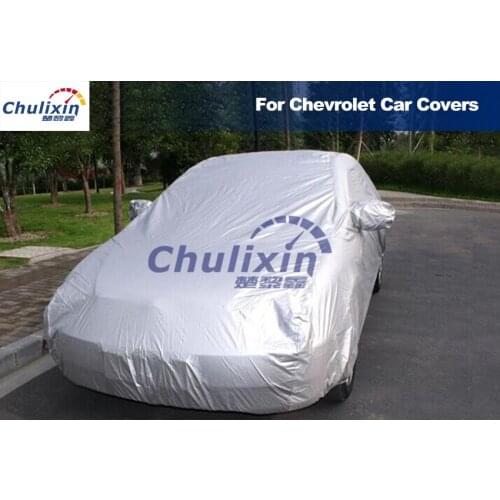 Car-covers Waterproof Sun UV Dust Rain Resistant Protection Gray for Chevrolet CRUZE Malibu sail AVEO TRAX Captiva Camaro