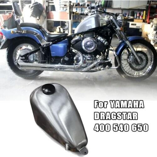 9L Motorcycle Gas Fuel Tank For YAMAHA DRAGSTAR 400 540 650 + Gas Cap AA