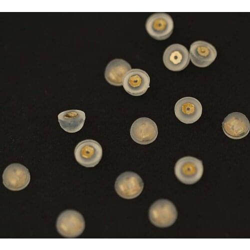 CMajor 14ct Gold Fine Jewelry Silicon Rubber Mini Classic Minimal Simple Style Gift Bridesmaid Earrings For Kids Girls Women