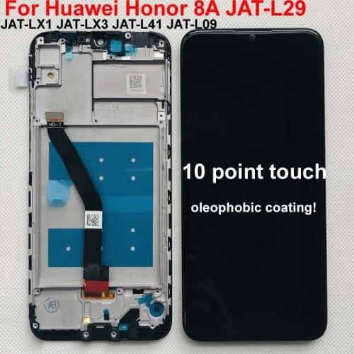 6.09'' Original New LCD Screen For Huawei Honor 8A honor 8A Pro JAT-L29 LCD Display Touch Screen Digitizer Assembly+Frame