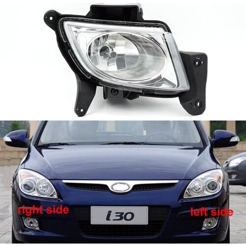 For Hyundai I30 2009 2010 2011 2012 2013 Fog Lamp Car Front Bumper Grille Signal Lamp Driving Fog Lights Assembly
