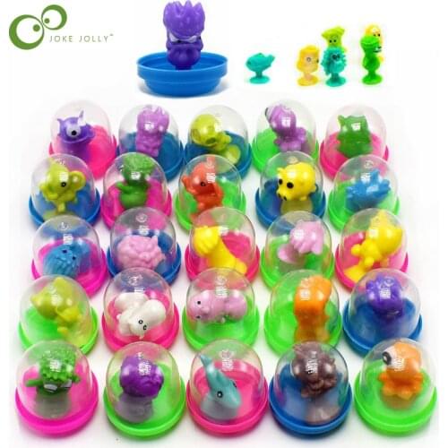 Sukers Cupule kids Cartoon Ocean Animal Action Figure Toys Sucker Mini Suction Cup Collector Capsule Doll GYH