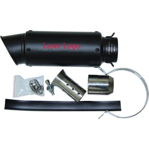 51/61mm Moto Motorcycle Exhaust Pipe Escape Muffler With Laser Making Logo DBkiller For GSXR Z800 BN600 S1000RR CRF230