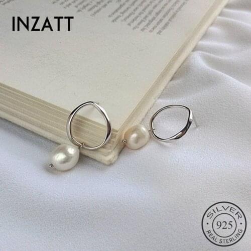 Серьги с жемчугом INZATT China At AliExpress