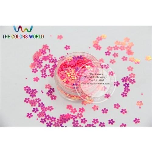 SMH5-6 Amazing Glitter Sequins Flower shape sequins for nail Art or DIY decoration