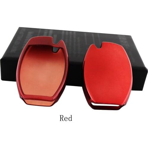 Red Protective TPU key Case Shell Cover for Mercedes A B C E G GL ML Class