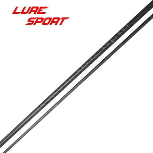 LureSport 2sets 1.98m 2.1m Matt Paint Carbon Rod blank with 20cm X Cross carbon M Power Rod Building Component Repair DIY
