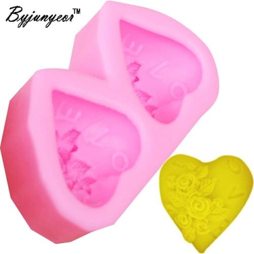 M380 Rose Flower UV Resin Silicone Mold Fondant Chocolate Candy Crystal Epoxy Clay Plaster Concrete Candle Soap Moulds