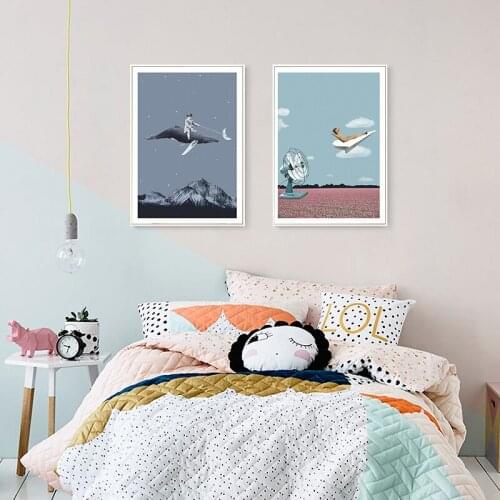 Cartoon Animation Poster Prints Tennis Nordic Poster Abstract Canvas Painting For Living Kids Room Modern Decorative Prins