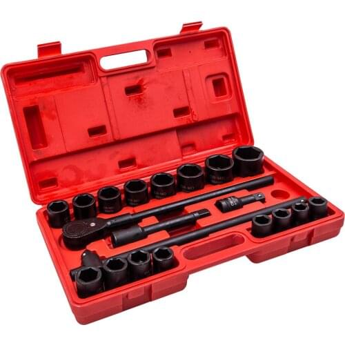 Impact Deep Socket Set 3/4" 19mm 21mm-46mm Metric CAR Mechanic Repair tool
