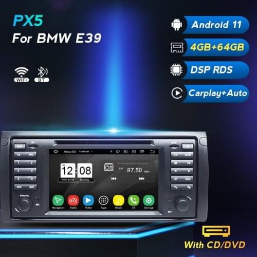 New! 4G LTE Android 11 DSP Car Radio DVD GPS Navigation Multimedia Player for BMW X5 E53 E39 Hean Unit 2 DIN Carplay Auto WIFI