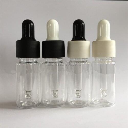 10ml PET Plastic Dropper Bottle ,Empty clear bottles with droppers for Essential Oil F1154