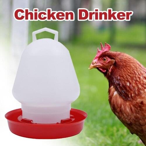 1Pc Chicken Drinker/Feeder Rooster Hen Drinking Kettle Feeding Device Farm Animal Poultry Feeding Watering Supplies High Quality
