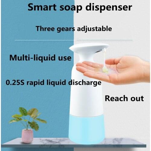 Three-speed adjustable alcohol spray foam gel mobile phone washing automatic sensor soap dispenser