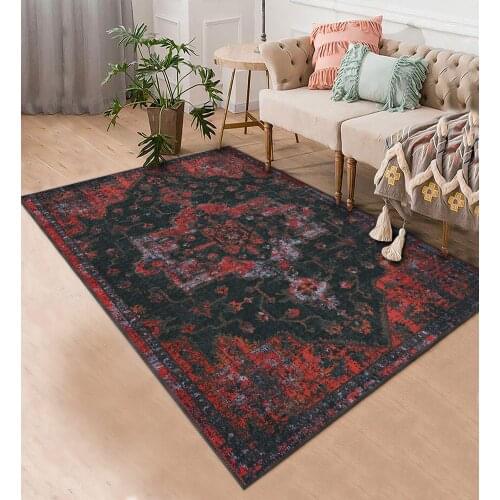 Gri Renkli Desenli Halı şönil orjinal desenli halı oturma odası yatak odası mutfak kaymaz anti alerjik ücretsiz kargo halı