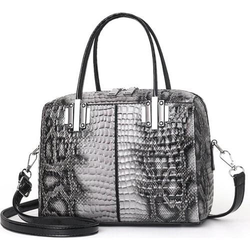 Stone Pattern Bags for Women 2020 Large Capacity Ladies Hand Bags Designer Serpentine Crossbody Bags for Women Sac Femme