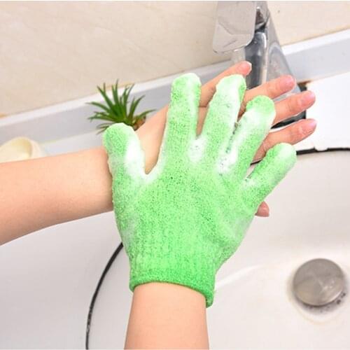 Creativity Bath Glove Shower Scrubber Exfoliating Back Skid Resistance Body Massage Sponge Wash Skin Moisturizing Spa Bath Glove