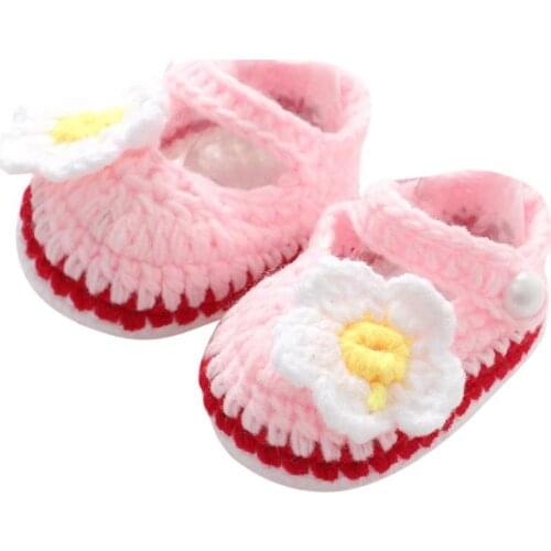 Handmade Newborn Baby Infant Boys Girls Crochet Knit Toddler Shoes