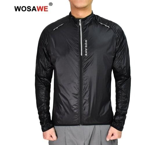 WOSAWE Thin Sunscreen Jacket Motorcycle Hooded Skin Jacket Moto MTB Bike Wind Coat Waterproof Man Woman Windbreaker Long Sleeve