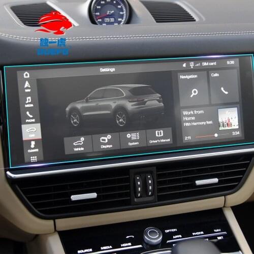 Car Interior Console Gear Panel Clear Screen Protector Transparent Protective Film Sticker for Porsche Cayenne 2018 Accessories