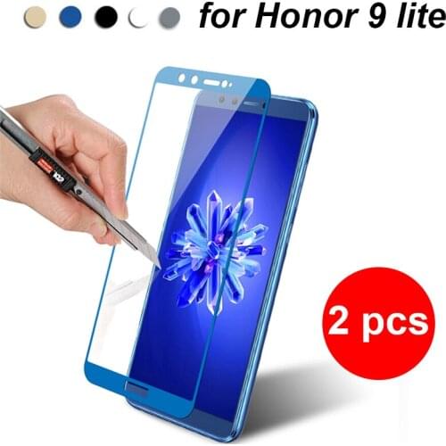 2 pcs honor 9 lite light glass for huawei honor 9lite LLD-AL00 LLD-AL10 LLD-TL10 LLD-L31 safety glass screen protetor film cover