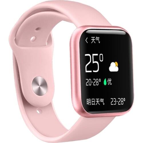 P80 ladies smart bracelet 1.3" full touch color heart rate blood pressure fitness tracker for Android IOS huawei xiaomi i-phone
