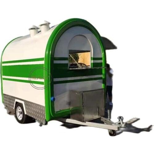 250B customized mobile BBQ food trailer fast food cart for sale