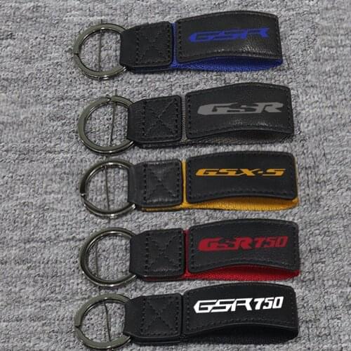 3D Key Holder Chain Collection Keychain For SUZUKI GSR750 600 400 GSXS750 1000 Motorcycle Key Ring